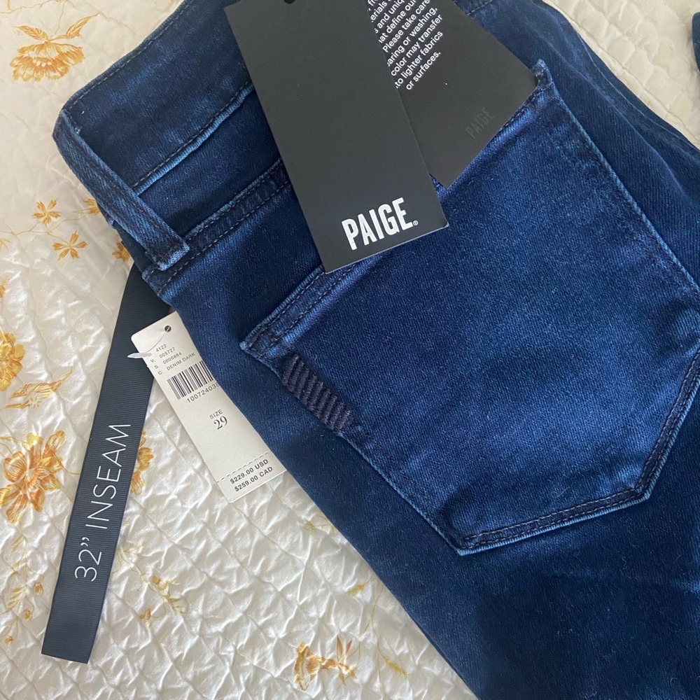 PAIGE Indigo Denim Jeans